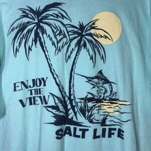 Salt Life Men's T-Shirt XLarge Enjoy The View Swordfish
